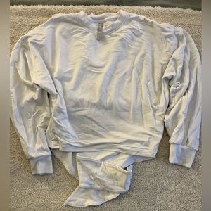 Athleta open back sweatshirt